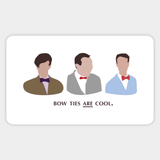 Bowties Are Cool Sticker